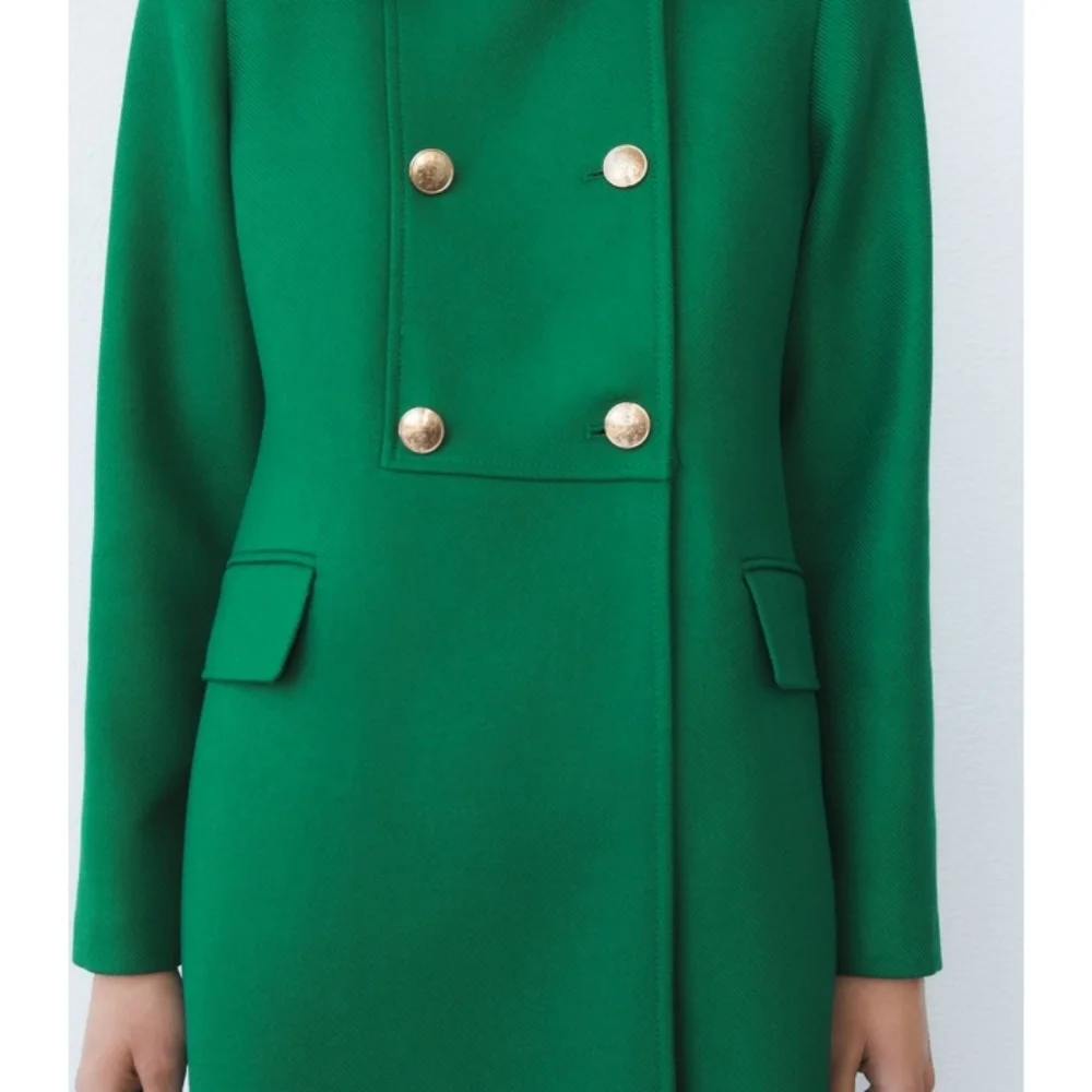 Zara buttoned tailored coat_3